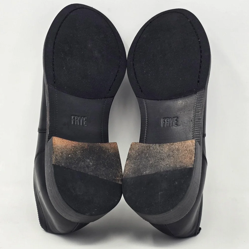 Frye Shoes Mens Size‎ 11 Black Leather Campus Slip On Dress Oxford Business
